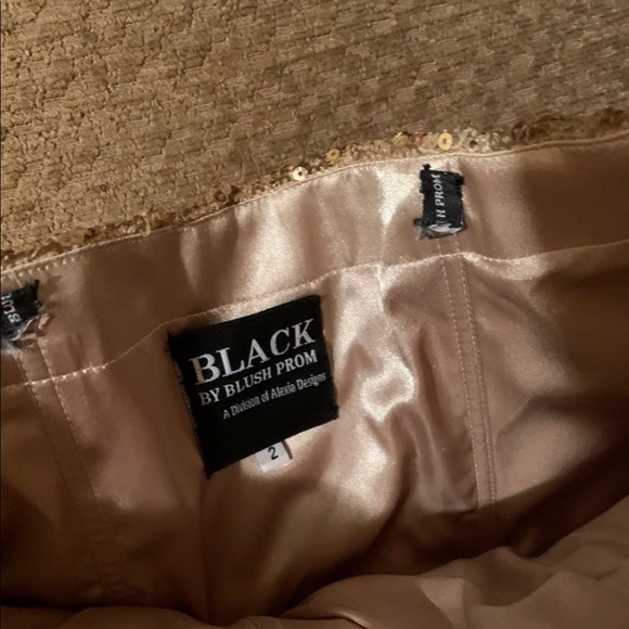 Gold Sequin Dress - Picture 2 of 3